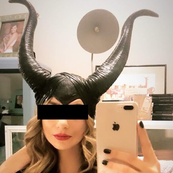 Halloween Costumes Cosplay Horns Deluxe Costume Horns Mask - Picture 1 of 5